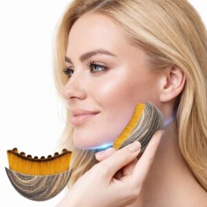 WUDIQ 1 pcs Face Lymphatic Brush Gua Sha Brush for Snatched Face Massage Tool